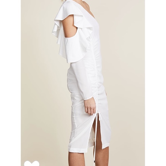 Beautiful white dress **sleeve has been removed** - Picture 2 of 8